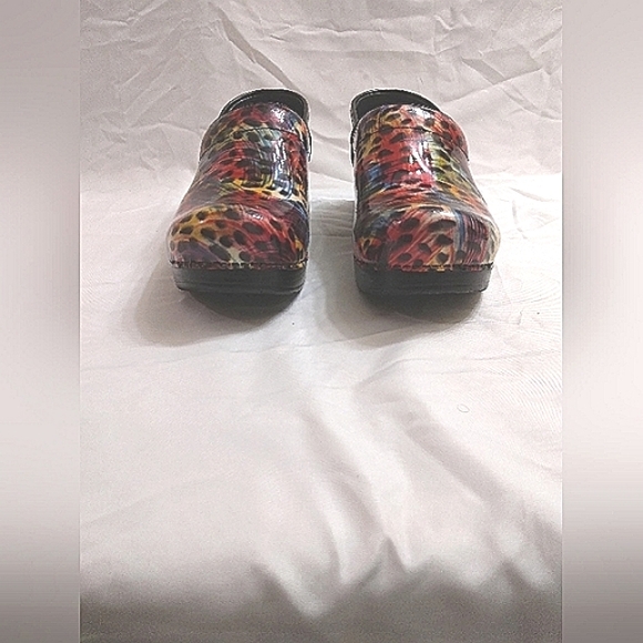 Dansko Women's Clog Mule Size 39 Multicolor Comfort Shoe - Picture 2 of 7